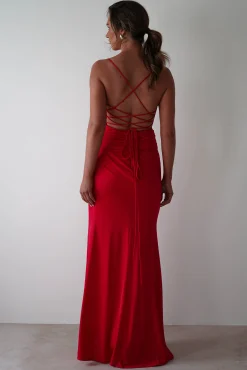 Best Aldina Soft Bodycon Dress | Red Kleider Für Besondere Anlässe|Sommerkleider