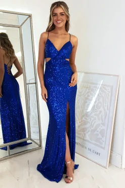 Sale Apollo Bodycon Sequin Gown | Royal Blue Kleider Für Besondere Anlässe|Sommerkleider