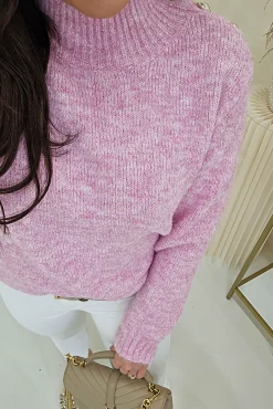 Discount Ayda Cosy Knitted Jumper | Pink Strickwaren|Pullover Und Strickjacken