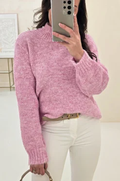 Discount Ayda Cosy Knitted Jumper | Pink Strickwaren|Pullover Und Strickjacken