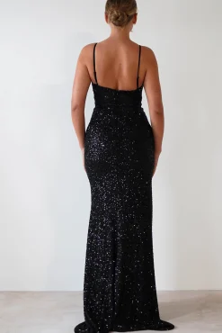 Discount Candyce Sequin Mermaid Gown | Black Sommerkleider|Sommerkleider