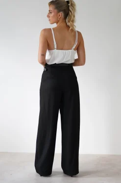 Fashion Carey Tailored Pants | Black Sommerkleider|Sommerkleider