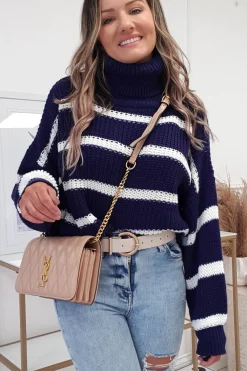 Clearance Catalina Striped Jumper | Navy Strickwaren|Pullover Und Strickjacken