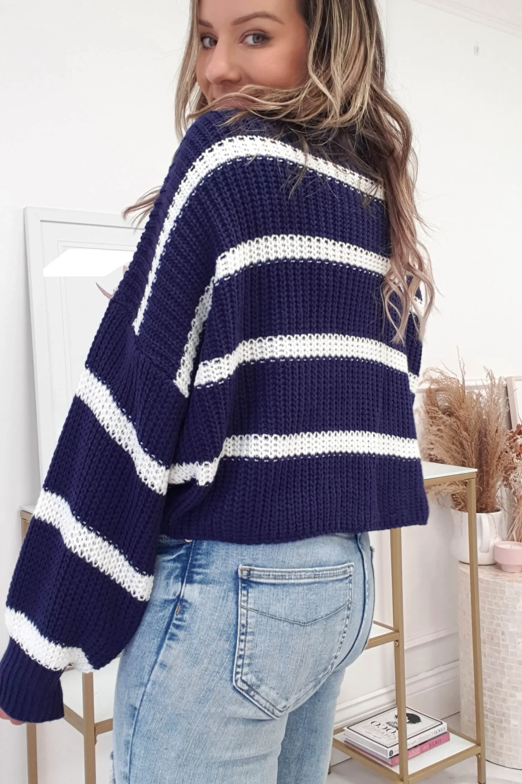 Clearance Catalina Striped Jumper | Navy Strickwaren|Pullover Und Strickjacken