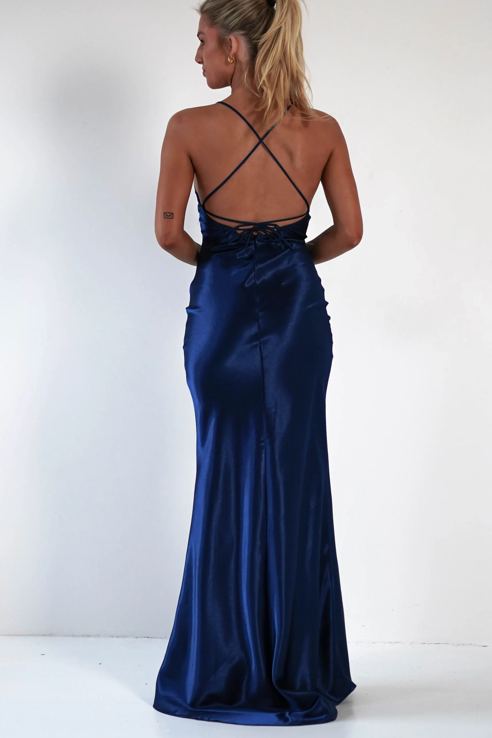 Outlet Celinee Satin Maxi Gown | Royal Lange Kleider|Maxikleider