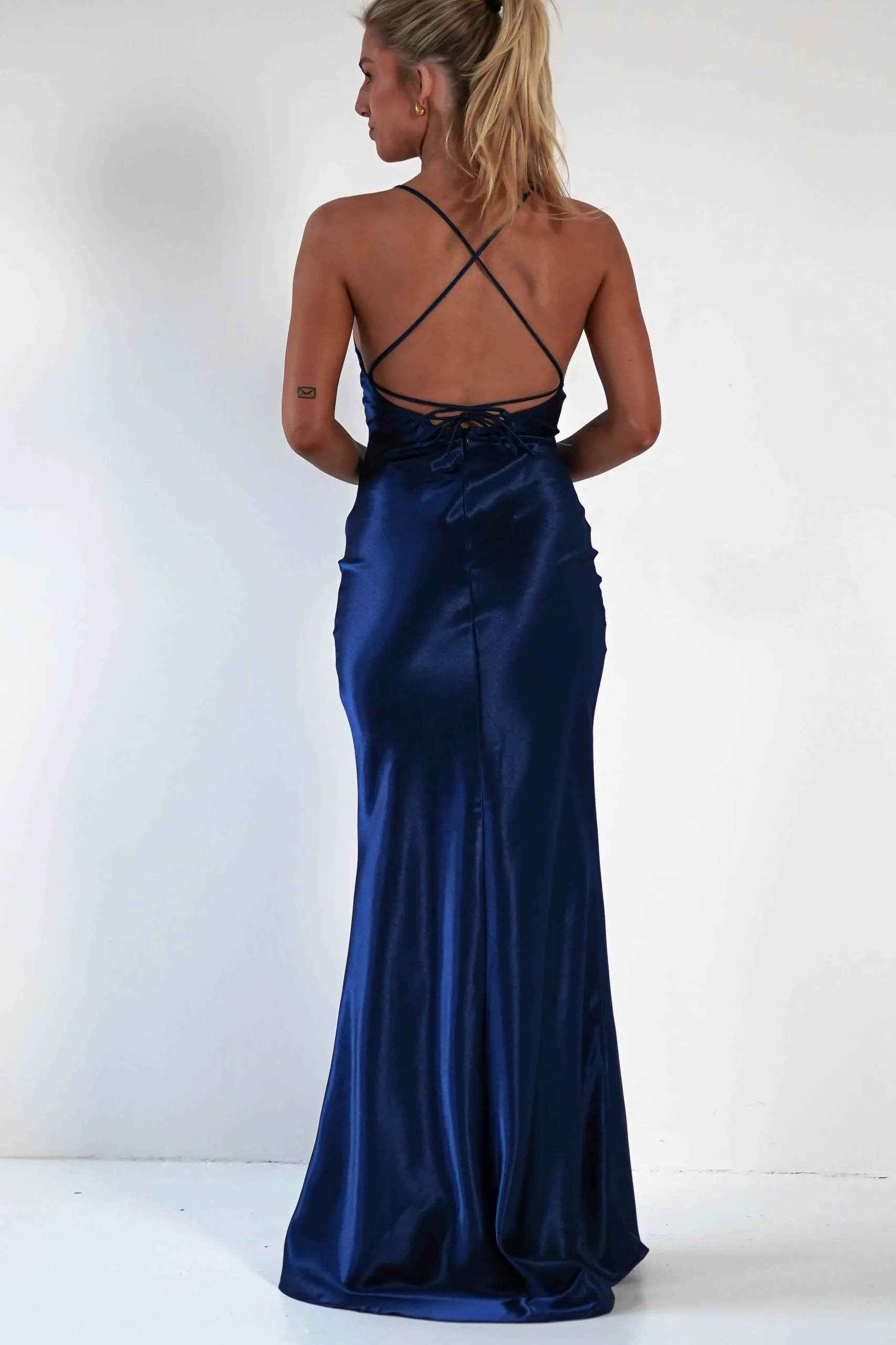 Outlet Celinee Satin Maxi Gown | Royal Lange Kleider|Maxikleider