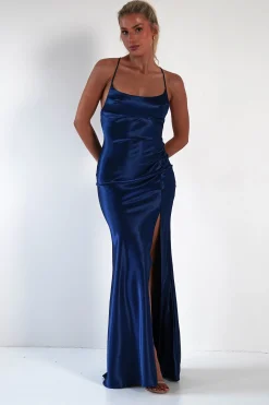 Outlet Celinee Satin Maxi Gown | Royal Lange Kleider|Maxikleider