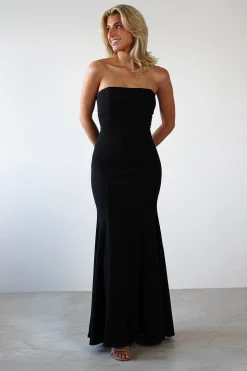 New Charla Bodycon Maxi Gown | Black Lange Kleider|Maxikleider