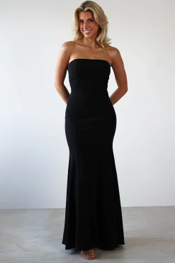 New Charla Bodycon Maxi Gown | Black Lange Kleider|Maxikleider