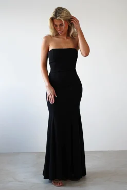 New Charla Bodycon Maxi Gown | Black Lange Kleider|Maxikleider