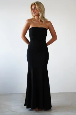 New Charla Bodycon Maxi Gown | Black Lange Kleider|Maxikleider