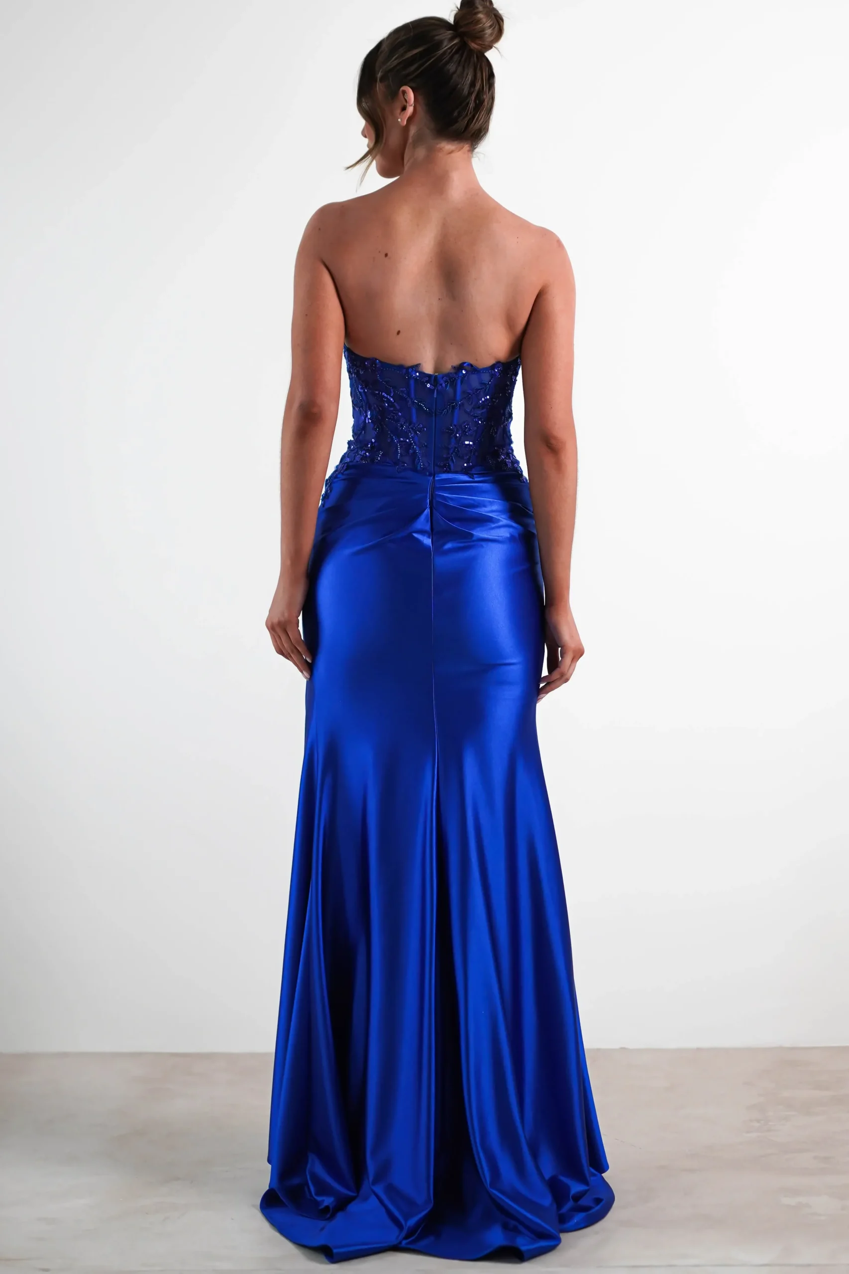 Clearance Dallas Luxe Embellished Gown | Royal Blue Sommerkleider|Sommerkleider