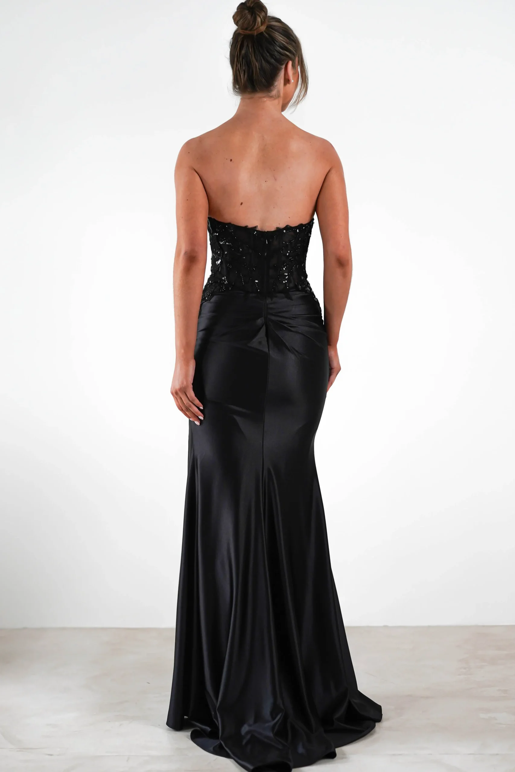 Online Dallas Luxe Embellished Gown | Black Sommerkleider|Sommerkleider
