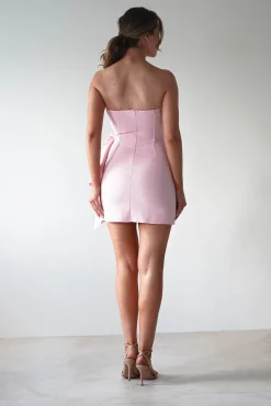 Online Eilis Textured Mini Dress | Pink Kleider In Minilänge|Minikleider