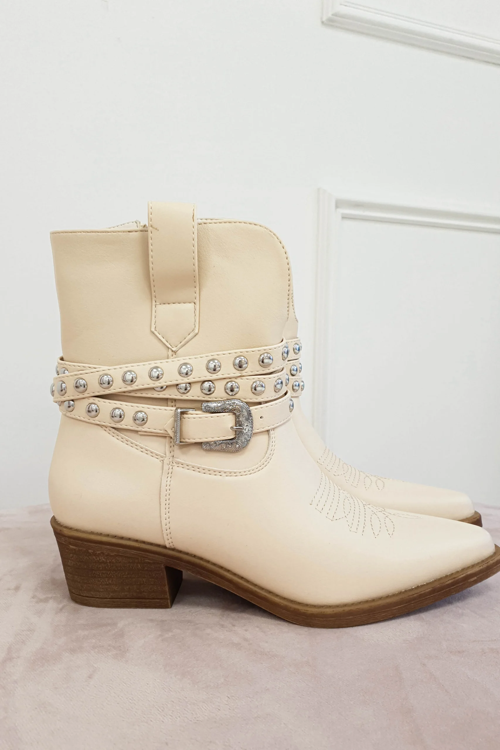 Clearance Elvie Ankle Boots | Cream Sommerkleider|Sommerkleider