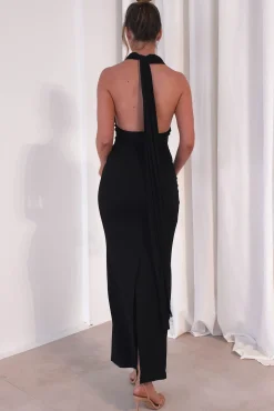 Fashion Esme Bodycon Multiway Maxi Dress | Black Lange Kleider|Maxikleider