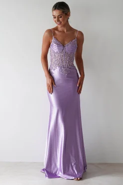 Discount Eternity Glitter Bodycon Gown | Lilac Sommerkleider|Sommerkleider