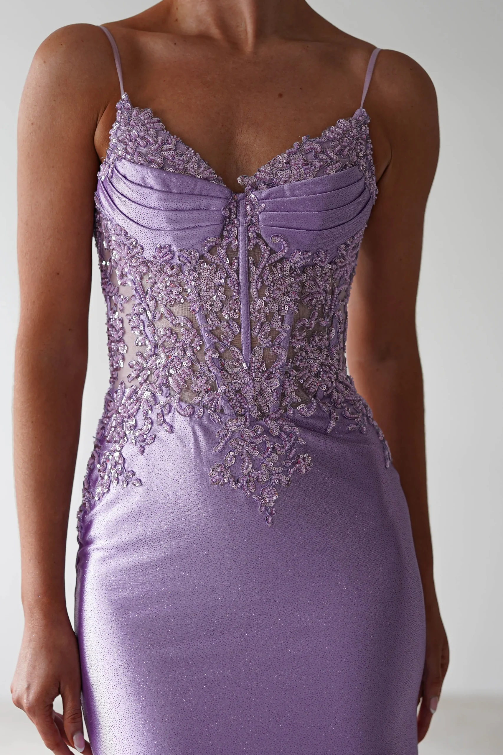Discount Eternity Glitter Bodycon Gown | Lilac Sommerkleider|Sommerkleider