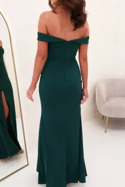 New Felicity Bodycon Gown | Dark Green Kleider Für Besondere Anlässe|Lange Kleider