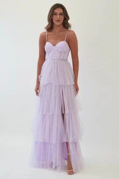Online Geeniva Tulle Maxi Dress | Lavendar Lange Kleider|Maxikleider