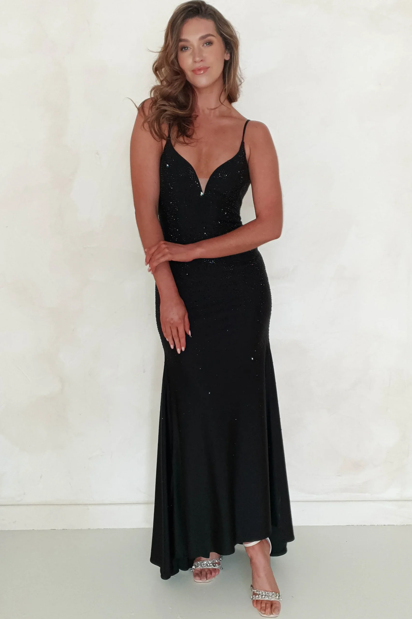 Best Jennifer Diamante Bodycon Gown | Black Sommerkleider|Sommerkleider