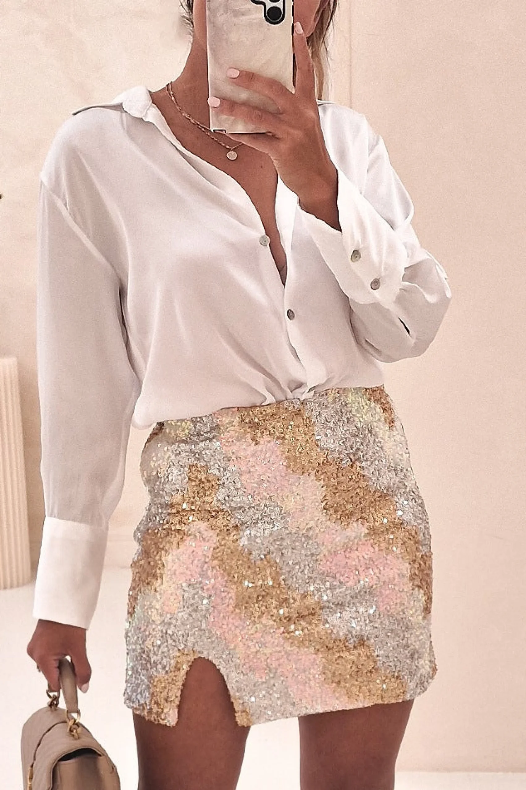 Online Jules Mini Skirt | Gold/Silver Kleider In Minilänge|Minikleider