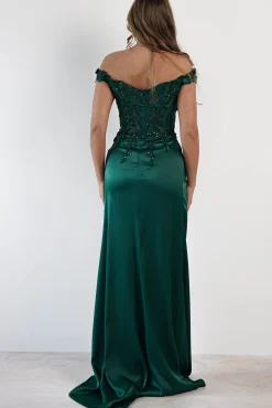 Discount Khacy Embellished Gown | Emerald Sommerkleider|Sommerkleider
