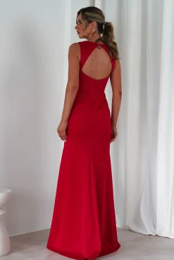 Best Kleo Bodycon Gown | Red Sommerkleider|Sommerkleider