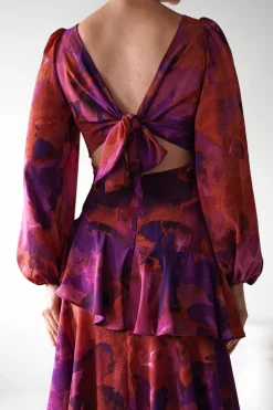 Best Lainey Ruffle Maxi Dress | Mixed Print Lange Kleider|Maxikleider
