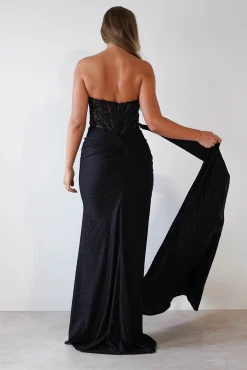 Discount Lavelle Glitter Bodycon Gown | Black Kleider Für Besondere Anlässe|Sommerkleider
