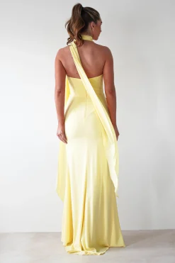 Clearance Lisa Multiway Chiffon Gown | Yellow Lange Kleider|Maxikleider