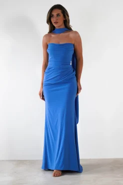Online Lisa Multiway Chiffon Gown | Blue Lange Kleider|Maxikleider