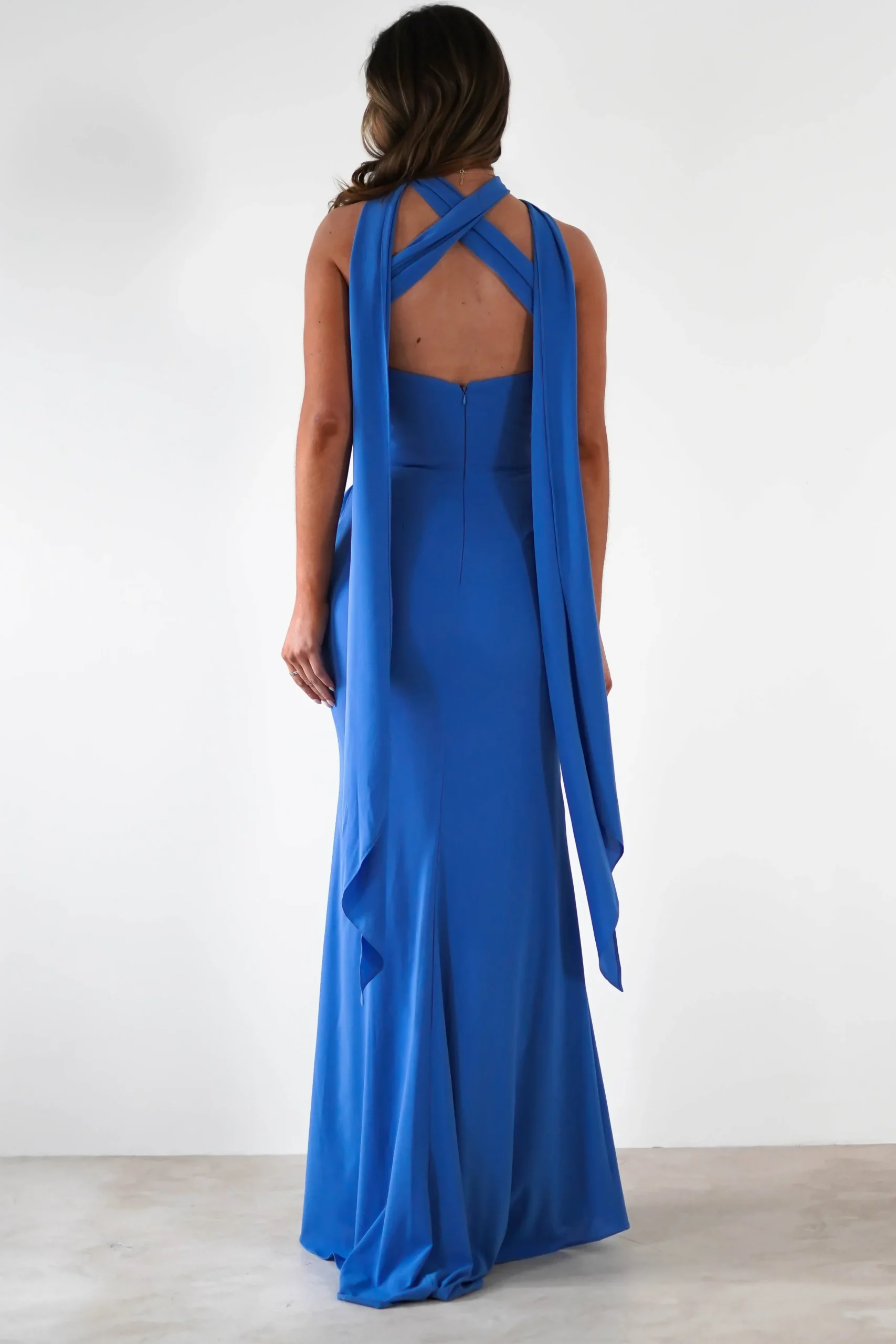 Online Lisa Multiway Chiffon Gown | Blue Lange Kleider|Maxikleider