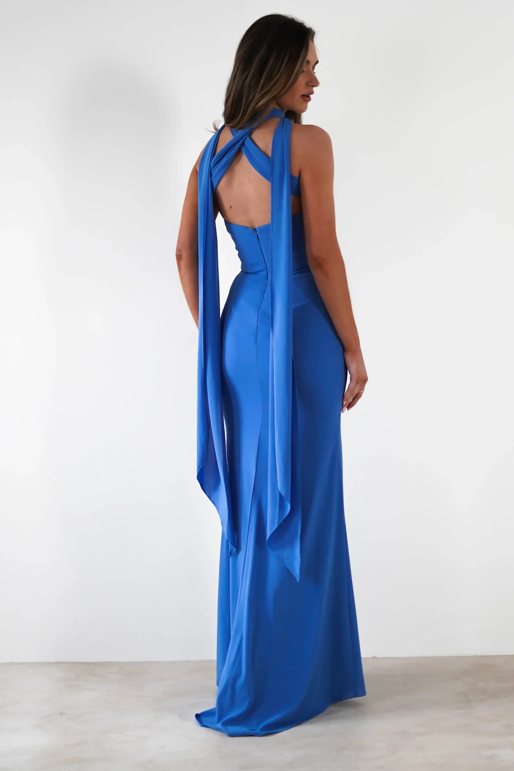 Online Lisa Multiway Chiffon Gown | Blue Lange Kleider|Maxikleider