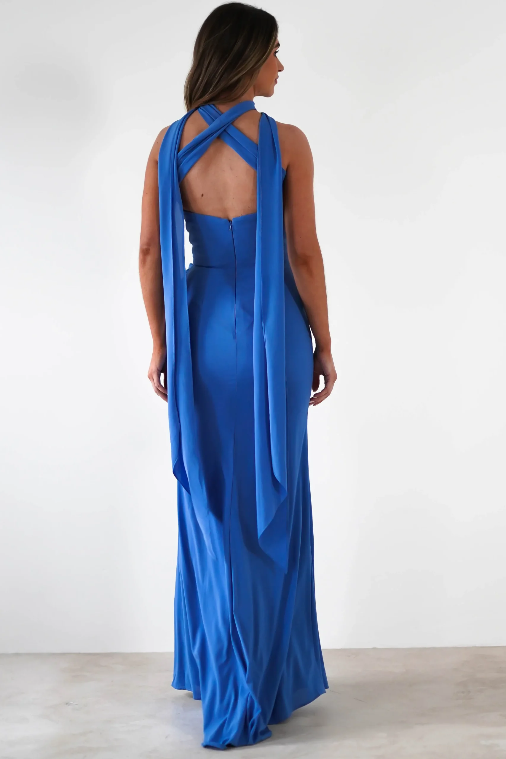 Online Lisa Multiway Chiffon Gown | Blue Lange Kleider|Maxikleider