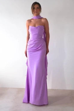 Outlet Lisa Multiway Chiffon Gown | Lilac Lange Kleider|Maxikleider