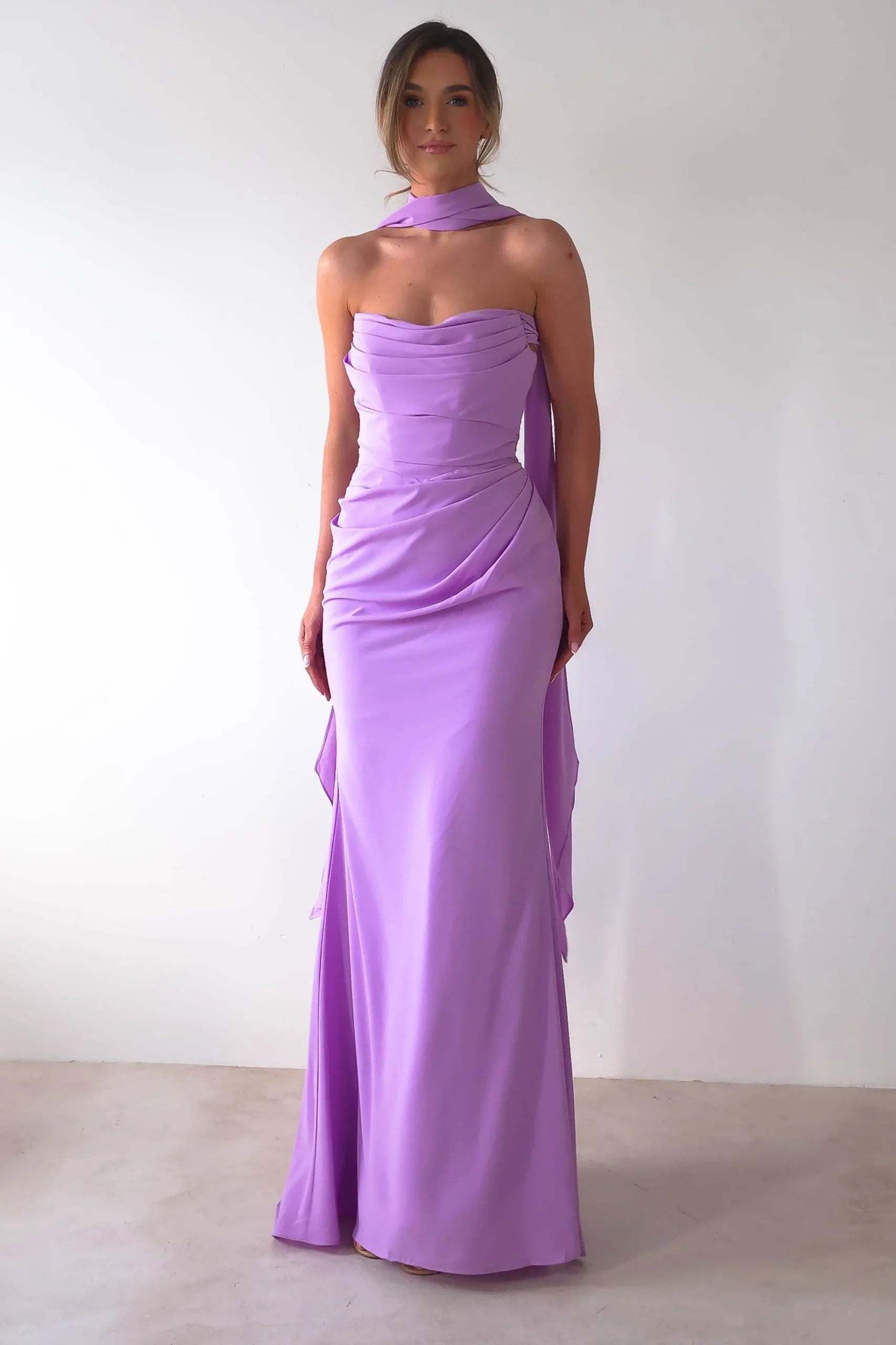 Outlet Lisa Multiway Chiffon Gown | Lilac Lange Kleider|Maxikleider