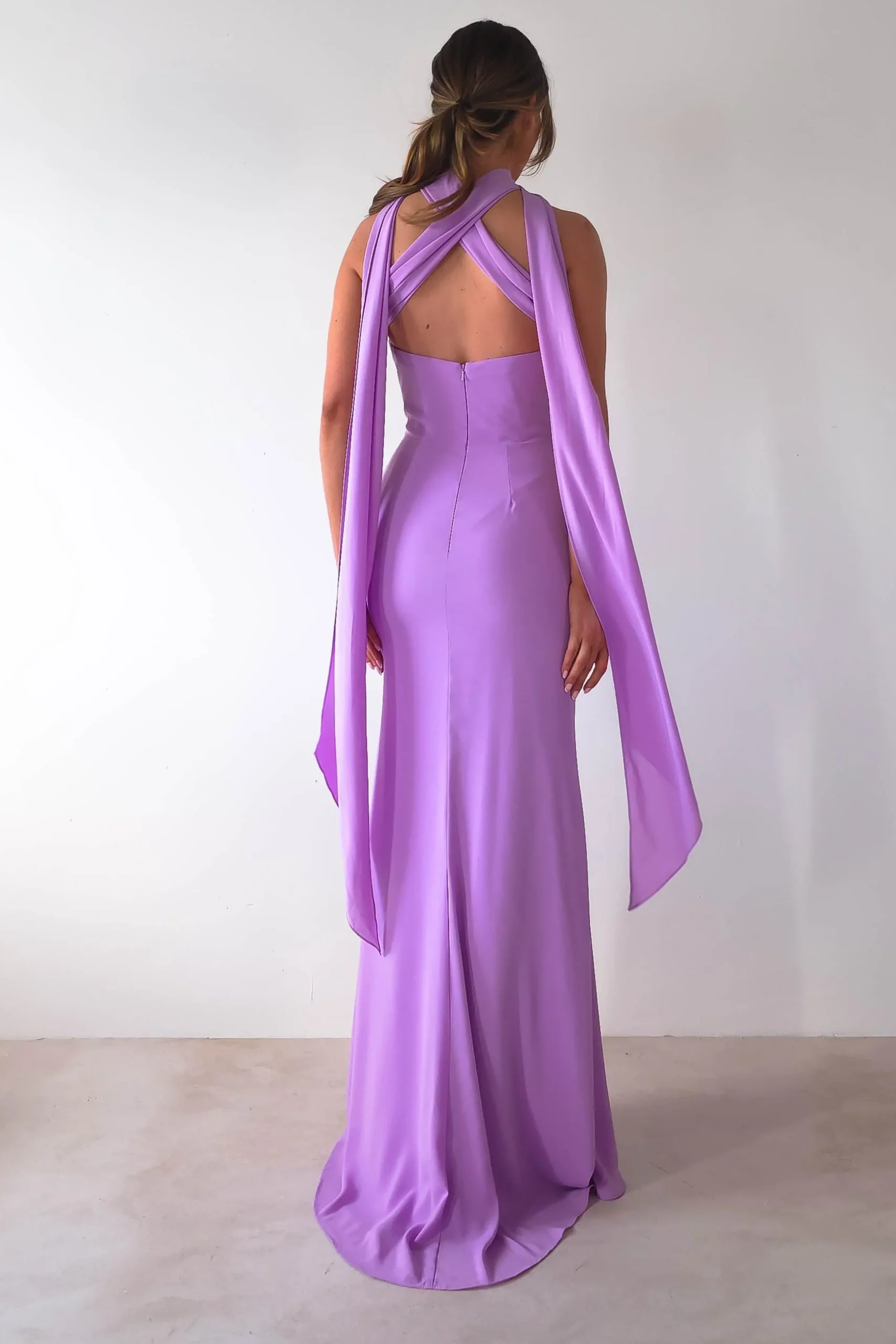 Outlet Lisa Multiway Chiffon Gown | Lilac Lange Kleider|Maxikleider
