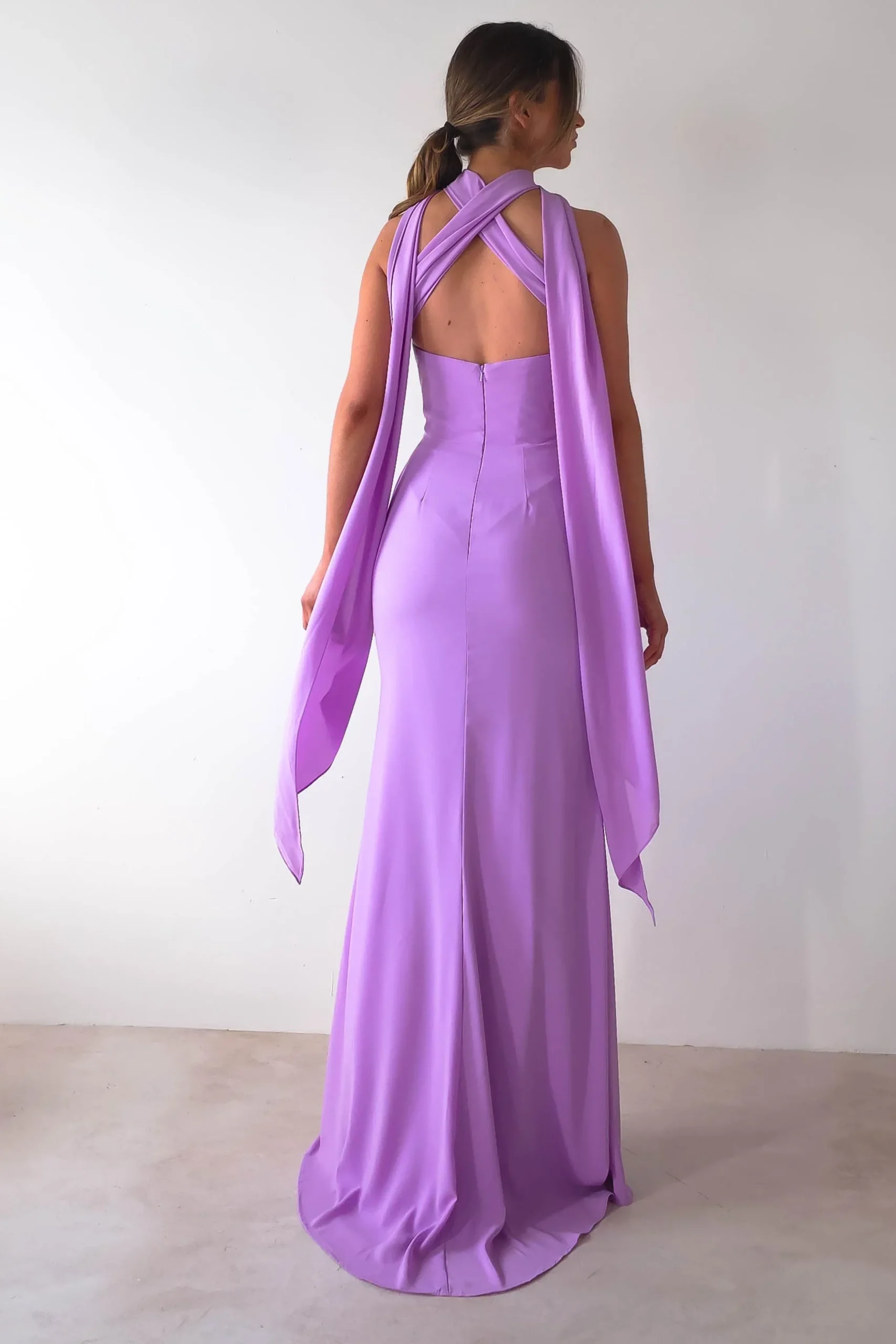 Outlet Lisa Multiway Chiffon Gown | Lilac Lange Kleider|Maxikleider