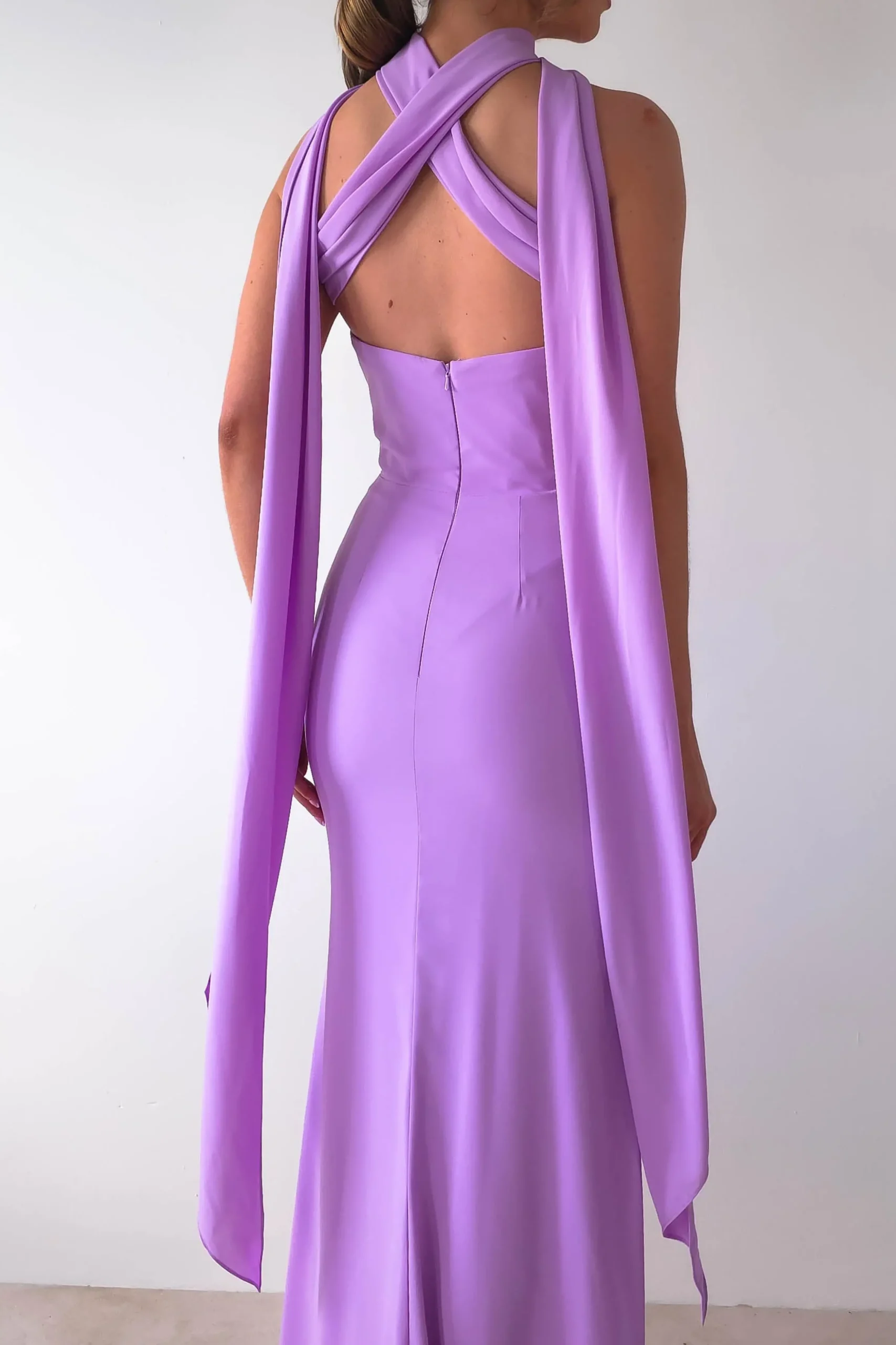 Outlet Lisa Multiway Chiffon Gown | Lilac Lange Kleider|Maxikleider