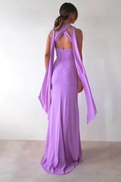 Outlet Lisa Multiway Chiffon Gown | Lilac Lange Kleider|Maxikleider