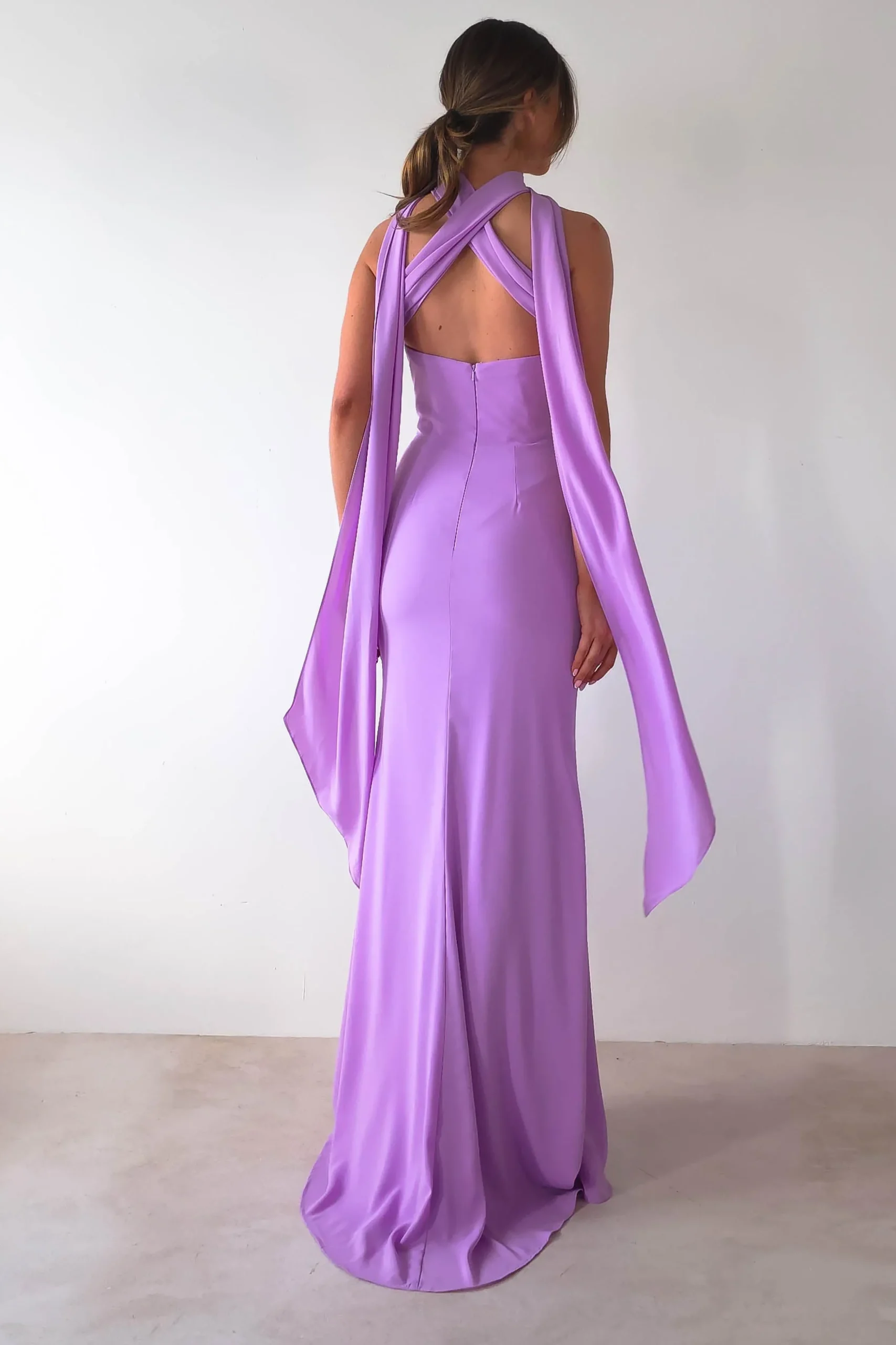 Outlet Lisa Multiway Chiffon Gown | Lilac Lange Kleider|Maxikleider