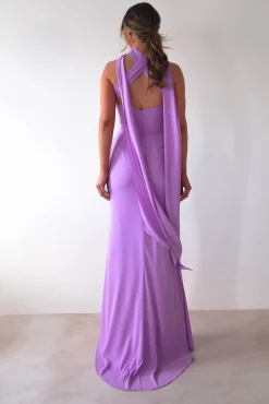 Outlet Lisa Multiway Chiffon Gown | Lilac Lange Kleider|Maxikleider
