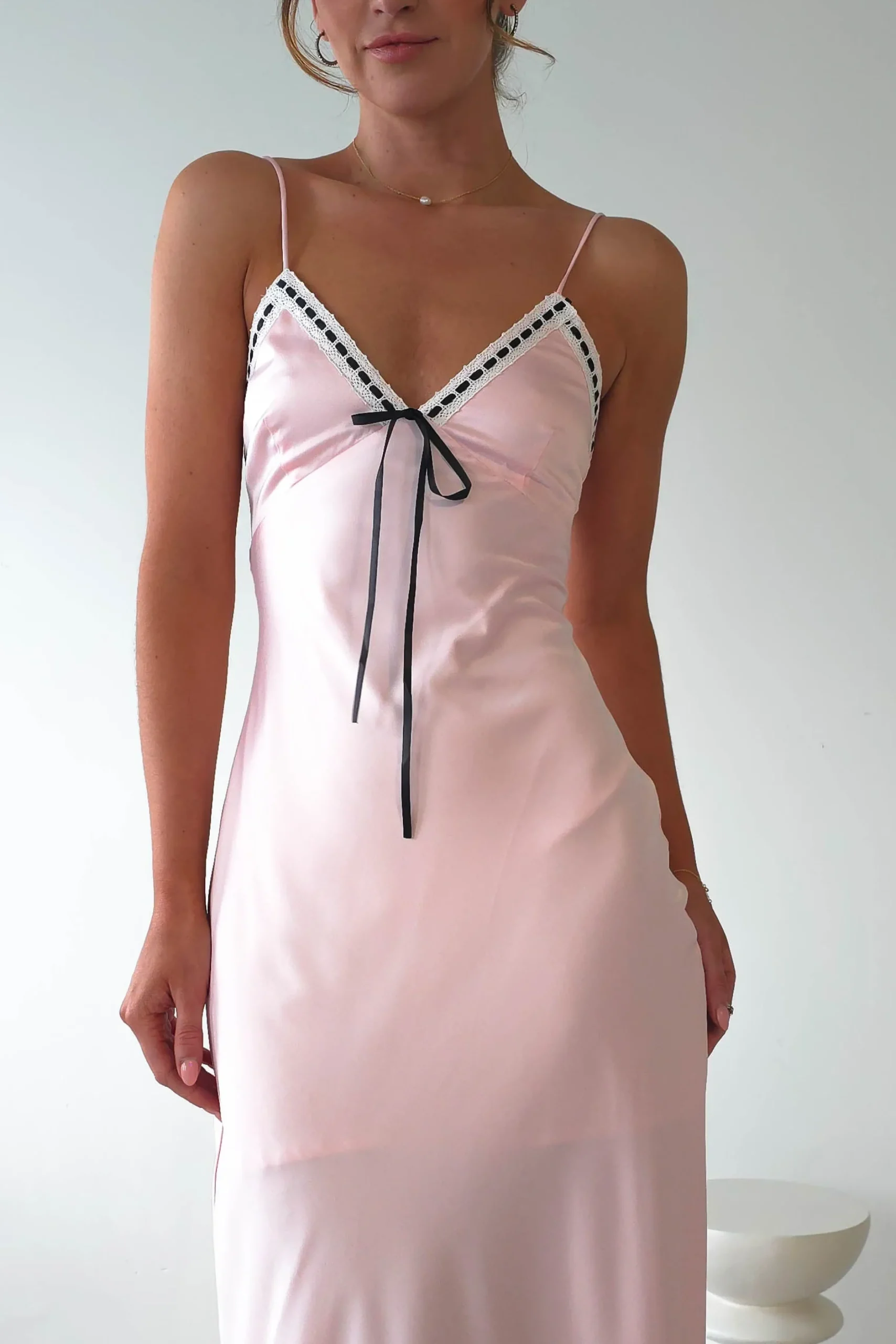 Online Lottie Soft Satin Slip Maxi Dress | Rose Pink Lange Kleider|Maxikleider