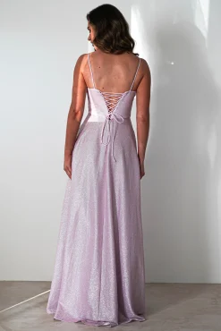 New Luna Glitter Corset Aline Gown | Pink Sommerkleider|Sommerkleider