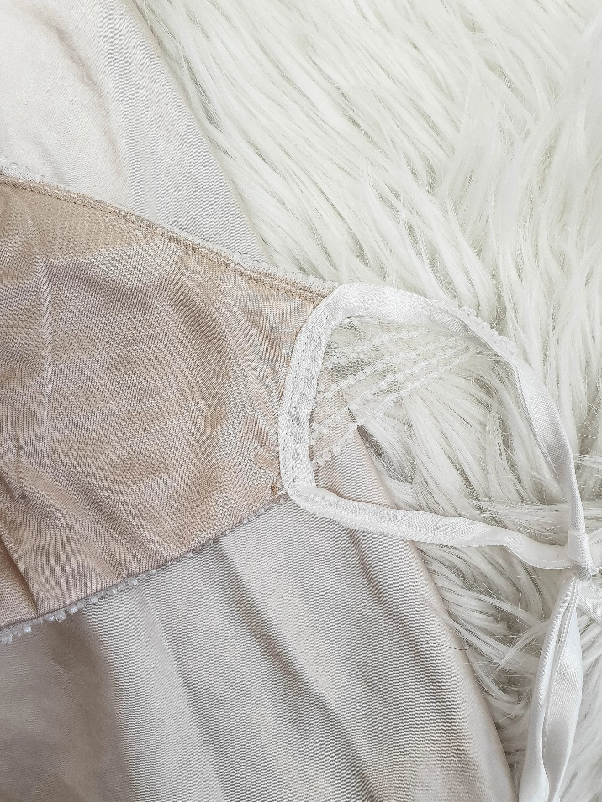 Outlet Luxury Embroidered Bridal Face Mask | Ivory Sommerkleider|Sommerkleider