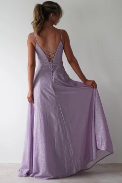 Fashion Marlene Glitter Gown | Lavendar Lange Kleider|Maxikleider