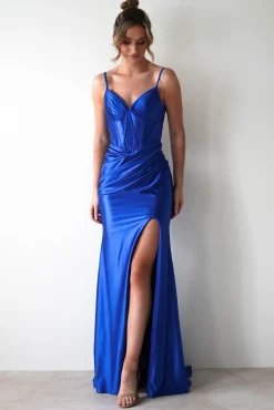 Online Meaghan Bodycon Gown | Royal Blue Sommerkleider|Sommerkleider
