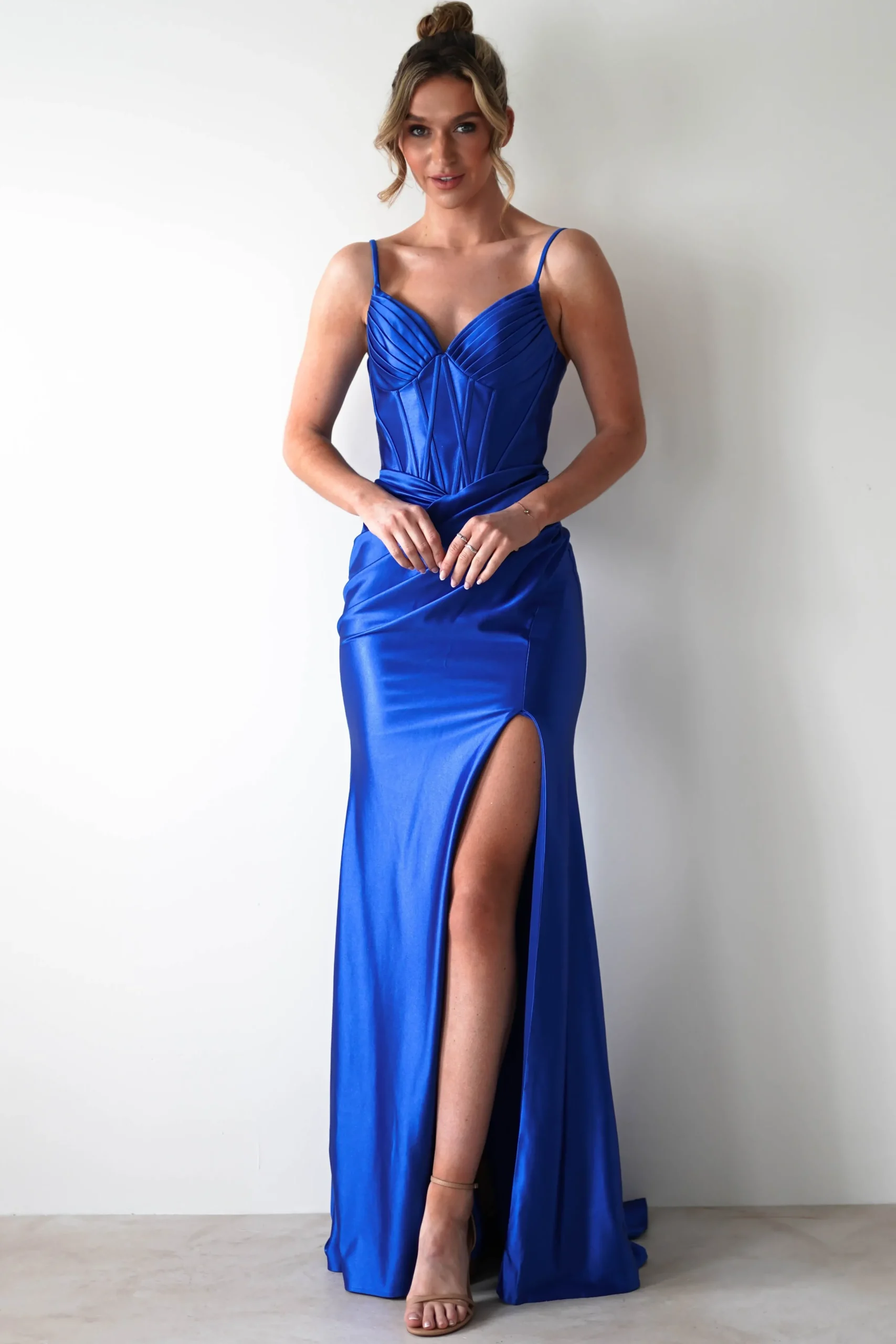Online Meaghan Bodycon Gown | Royal Blue Sommerkleider|Sommerkleider