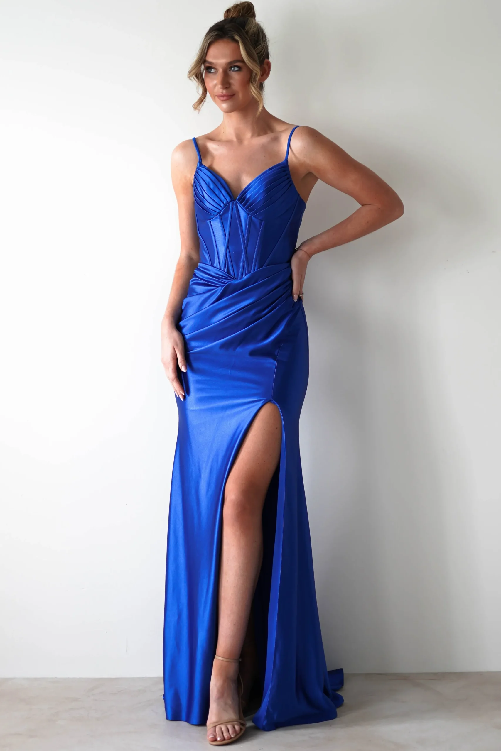 Online Meaghan Bodycon Gown | Royal Blue Sommerkleider|Sommerkleider